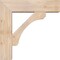 Ekena Millwork Legacy Block Smooth Bracket w/ Offset Brace, Douglas Fir, 7 1/2"W x 28"D x 28"H BKT0806X28X28LEC05SDF - alternate 4
